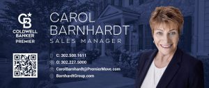 Coldwell Banker Premier Welcomes Carol Barnhardt to Lead Three Delaware Offices
